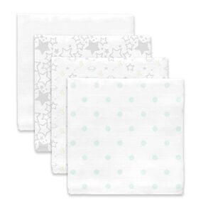 [swaddle designs] set of 4 muslin swaddles Multi purpose blankets #10